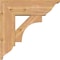 Ekena Millwork Westlake Traditional Smooth Bracket w/ Offset Brace, Western Red Cedar, 7 1/2"W x 22"D x 22"H BKT0806X22X22WTL01SWR - alternate 3